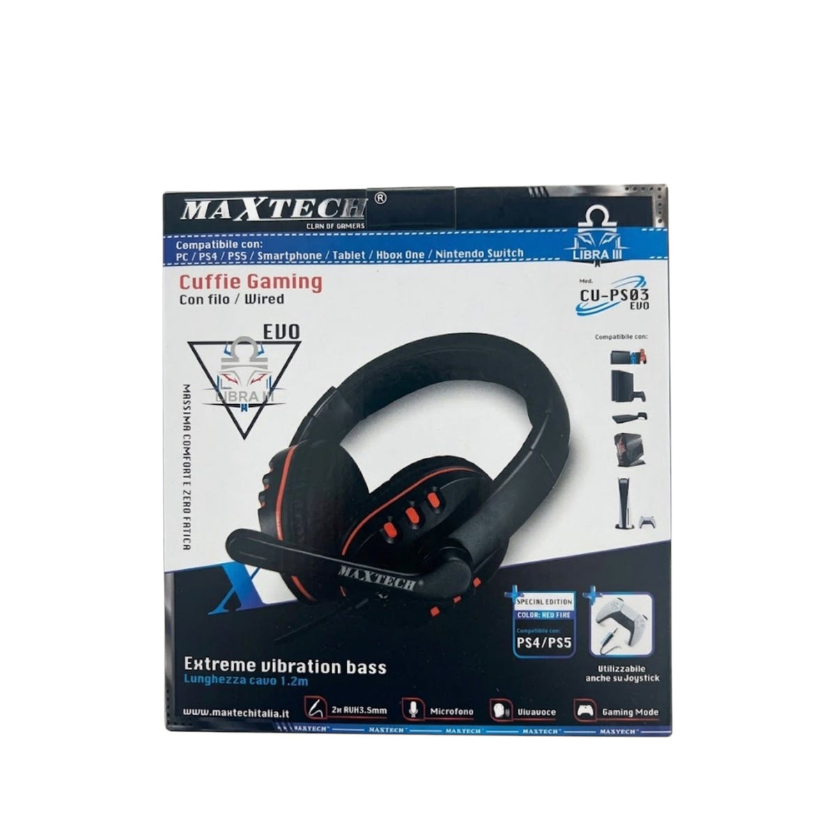 CUFFIE GAMING MAXTECH
